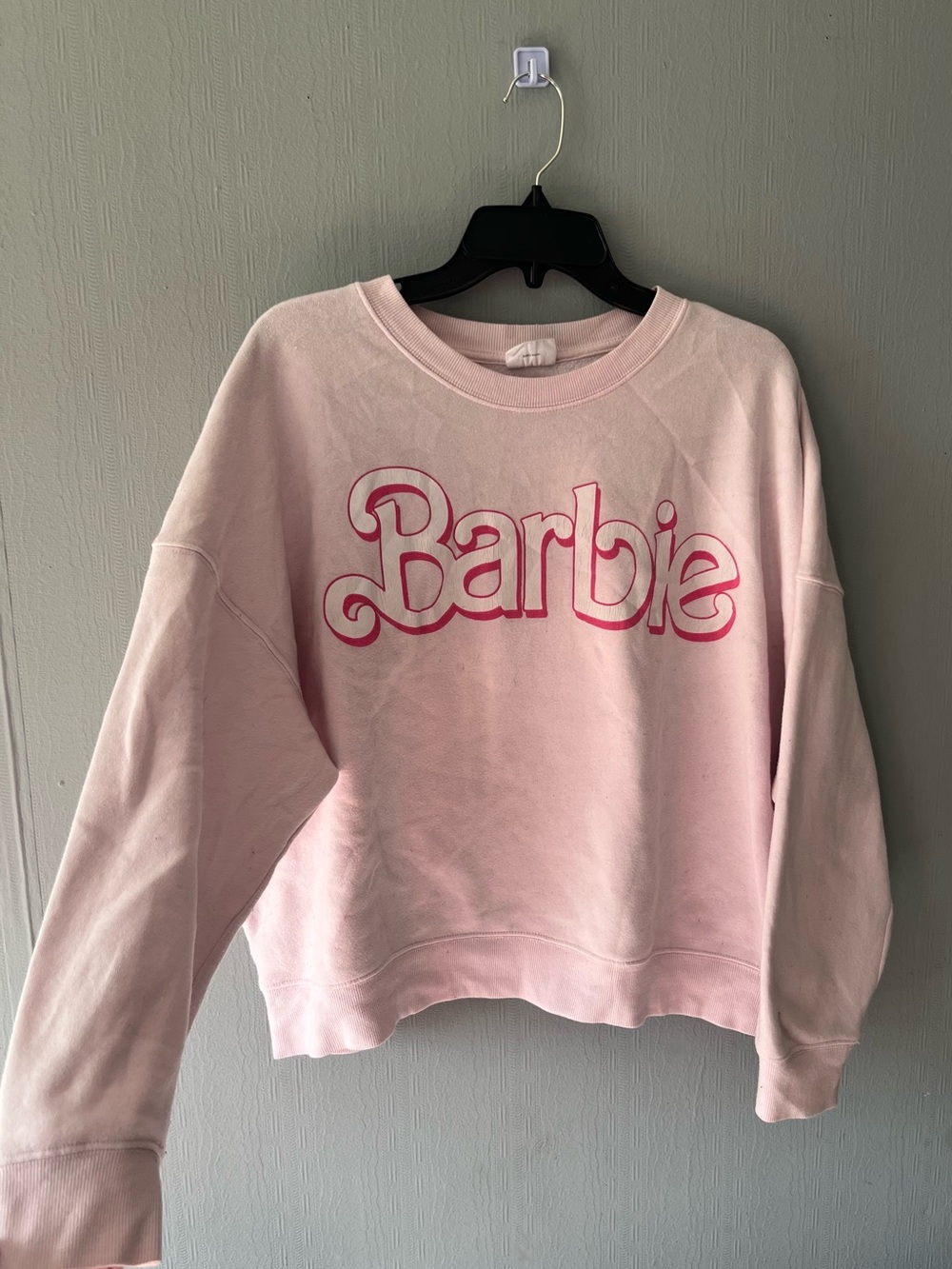 Barbie Light Pink Crewneck Sweatshirt